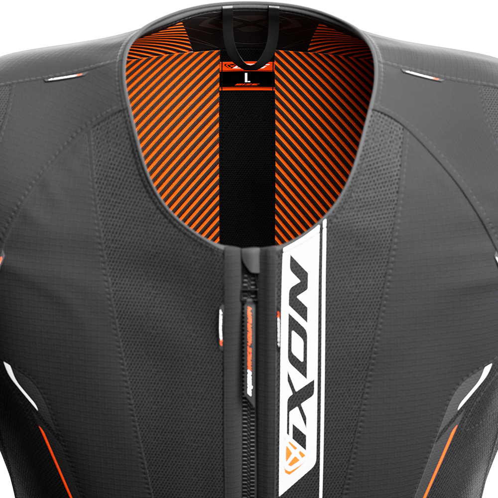 Ixon - Gilet IX-Airbag U05 Noir / Orange