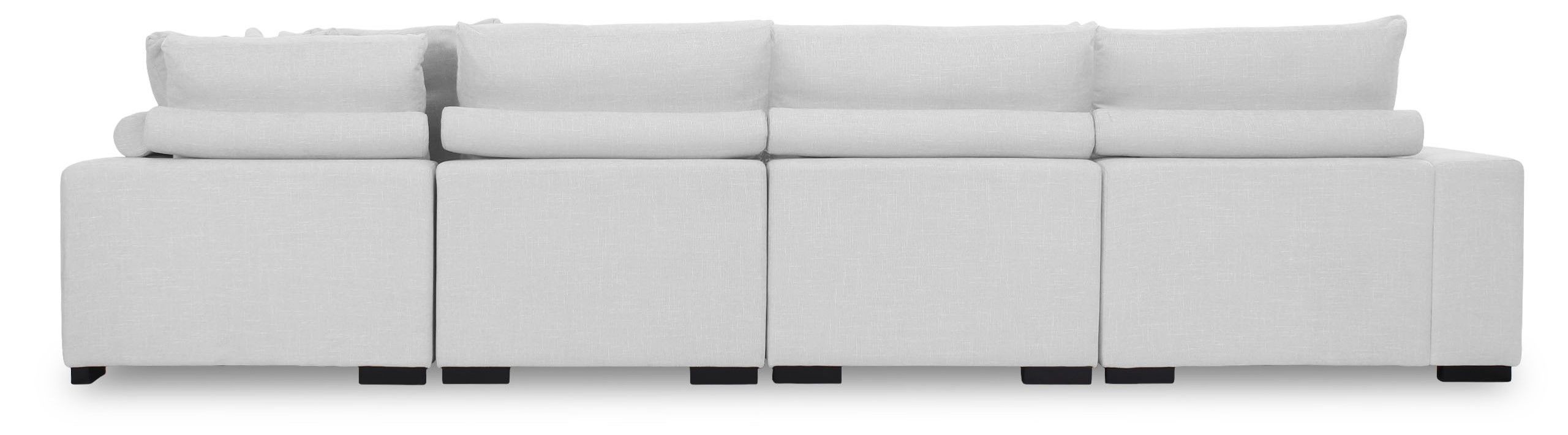 U bank stof Miami 01 Napels B381 x D294 x H87 cm