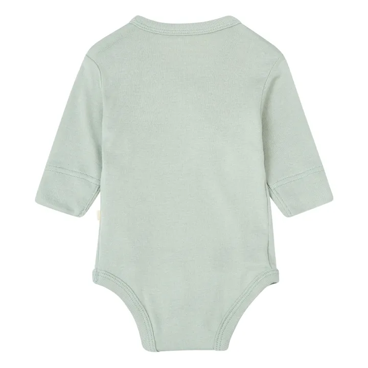 Minimalisma Body Manches Longues Coton Bio Friday | Gris vert