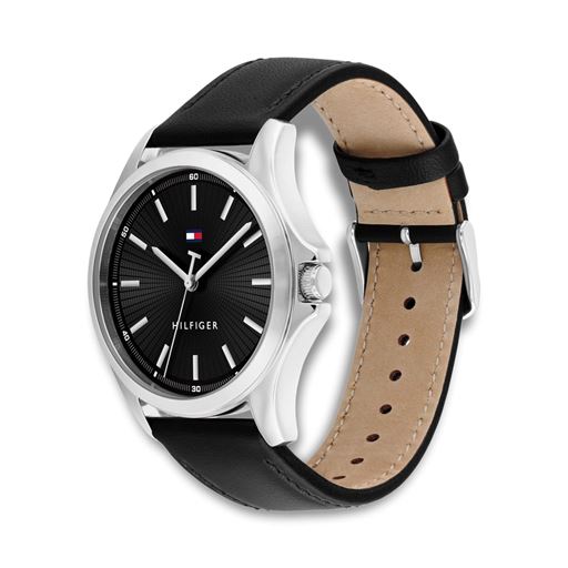 Tommy Hilfiger Bruce 1710668 Herreur, Sort, 43 mm