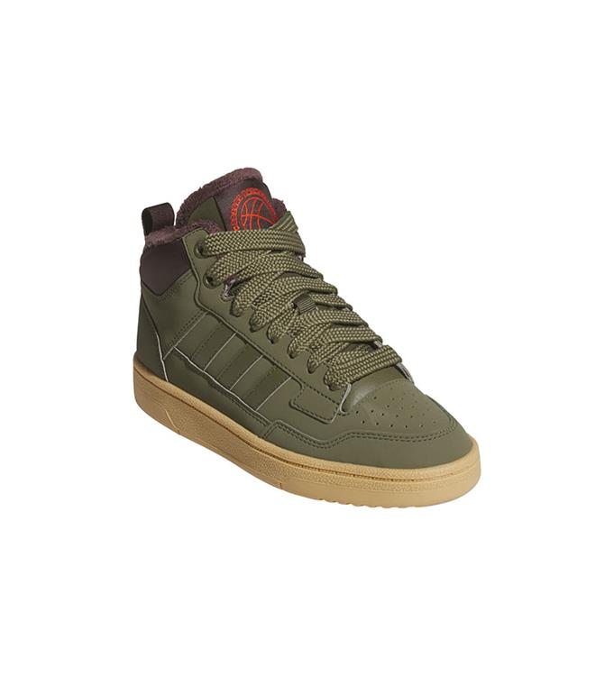 adidas Rapid Court Mid Winterized JR2813 OLISTR-SHABRN-GUM3
