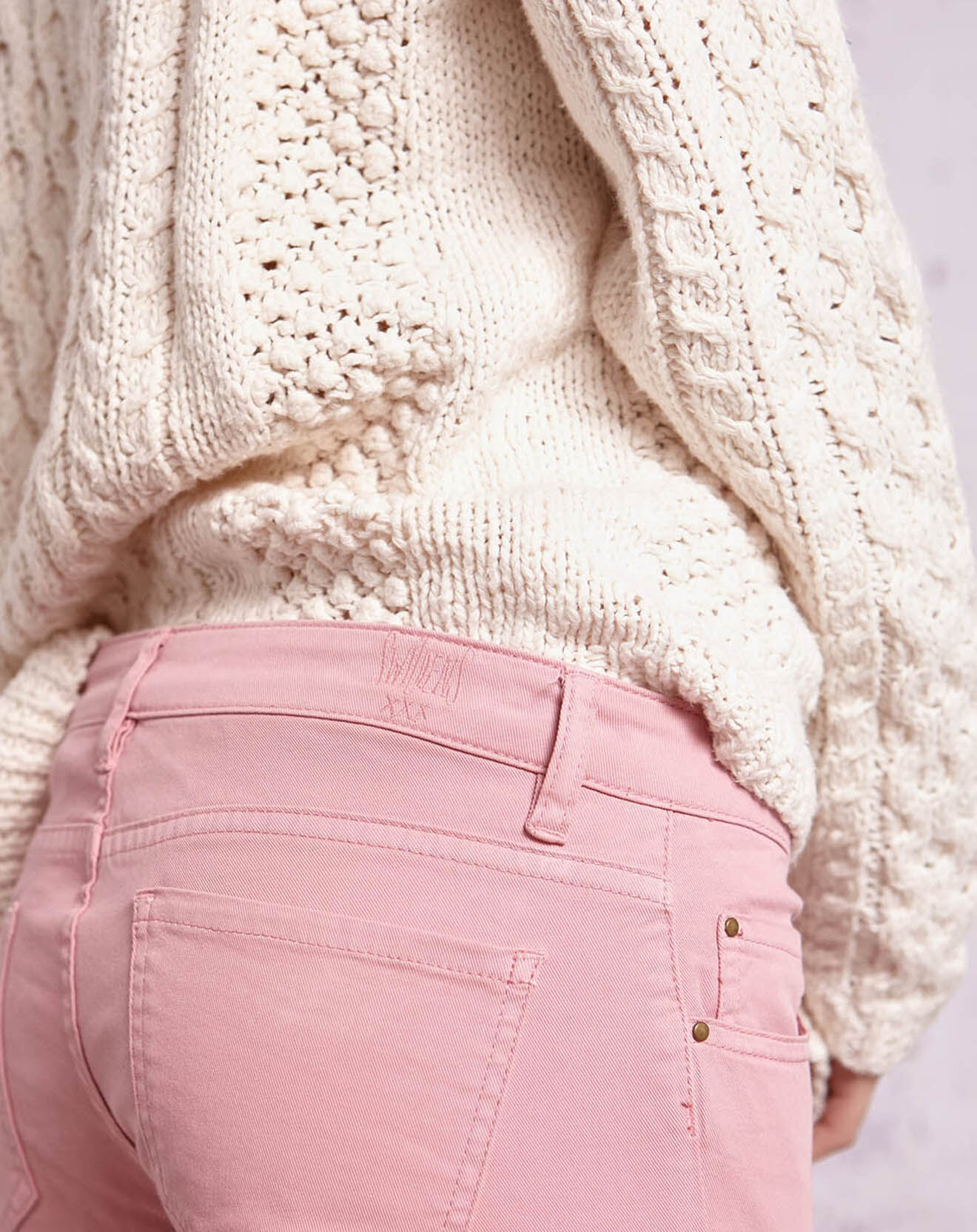 Swildens Pantalon Qajou vieux rose