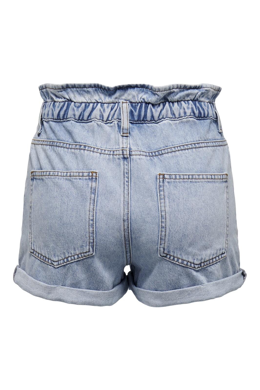 Only Onlcuba Paperbag Shorts 3700348 light blue denim