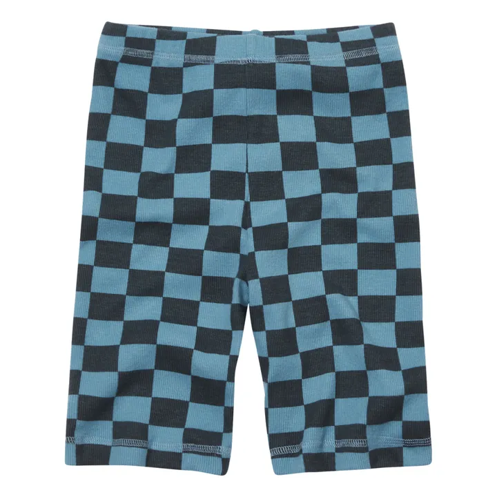 Main Story Short Cycling Damier | Bleu