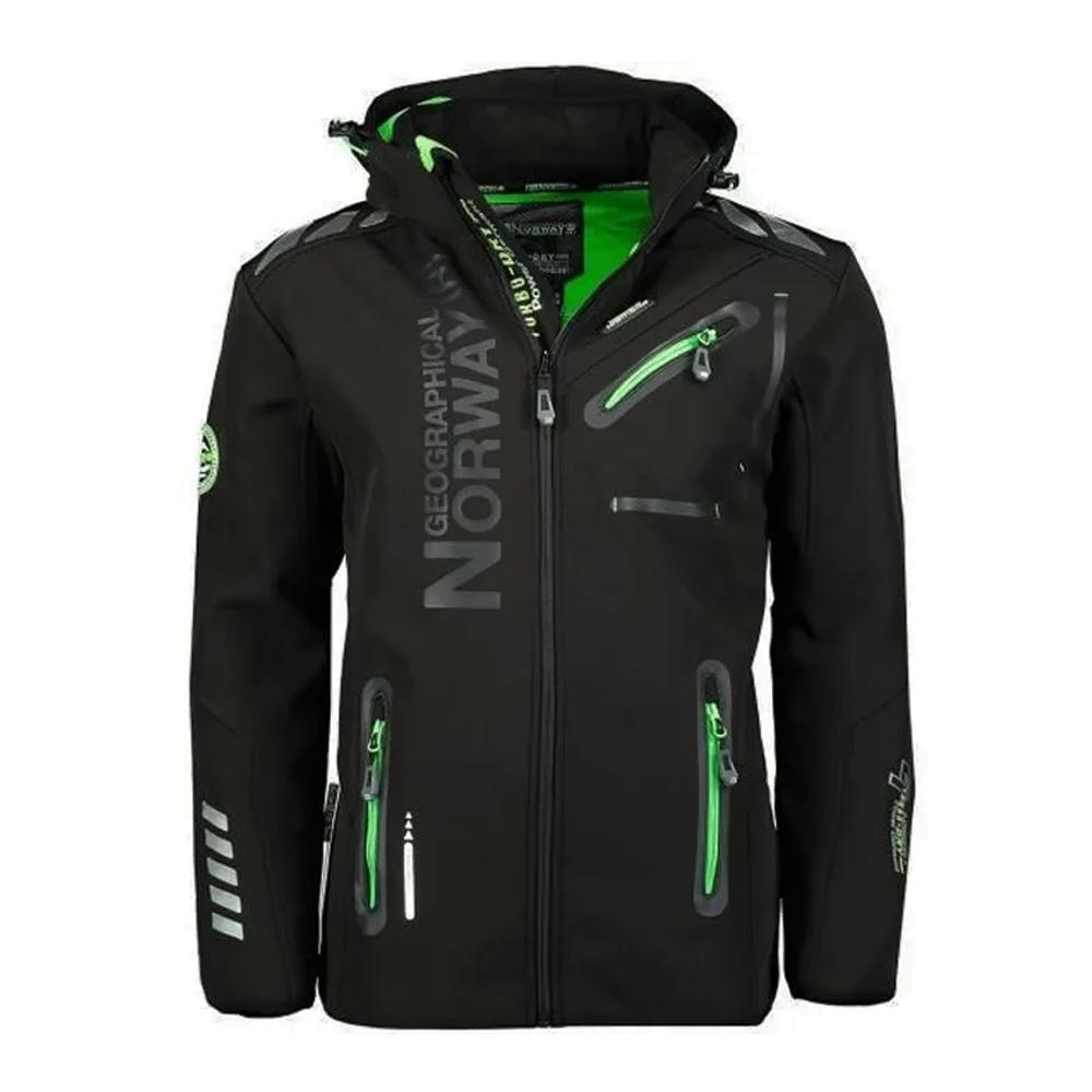 Geographical Norway Parka Softshell Noir Homme Geographical Norway Royaute WW1973H