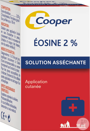 Cooper Eosine 2% Solution Asséchante Flacon 50ml