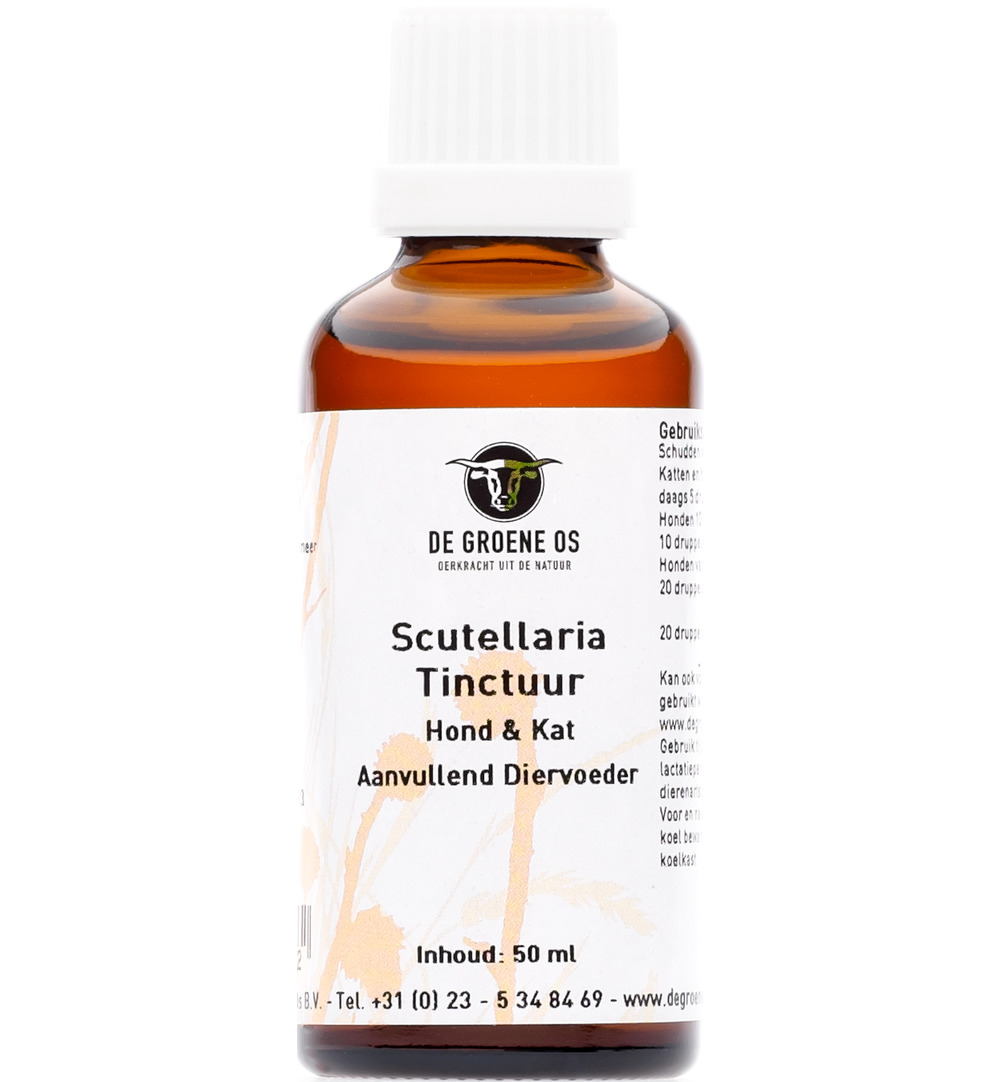 Degroene Os Scutellaria Tinctuur Hond & Kat (50 ml)