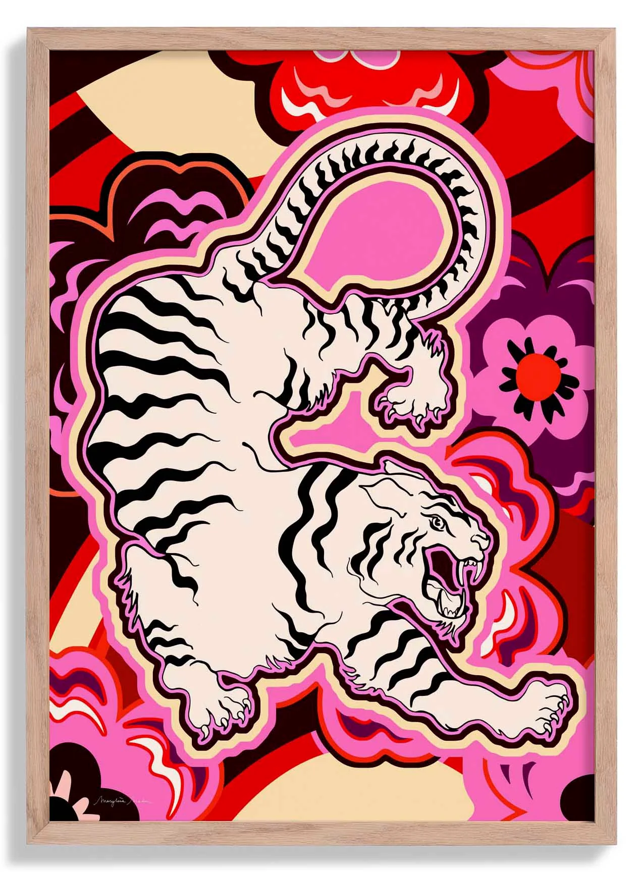 Japanische Tigerblume von MARYLENE MADOU