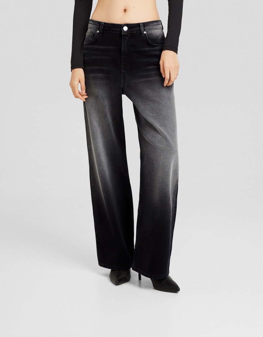 calças jeans largas