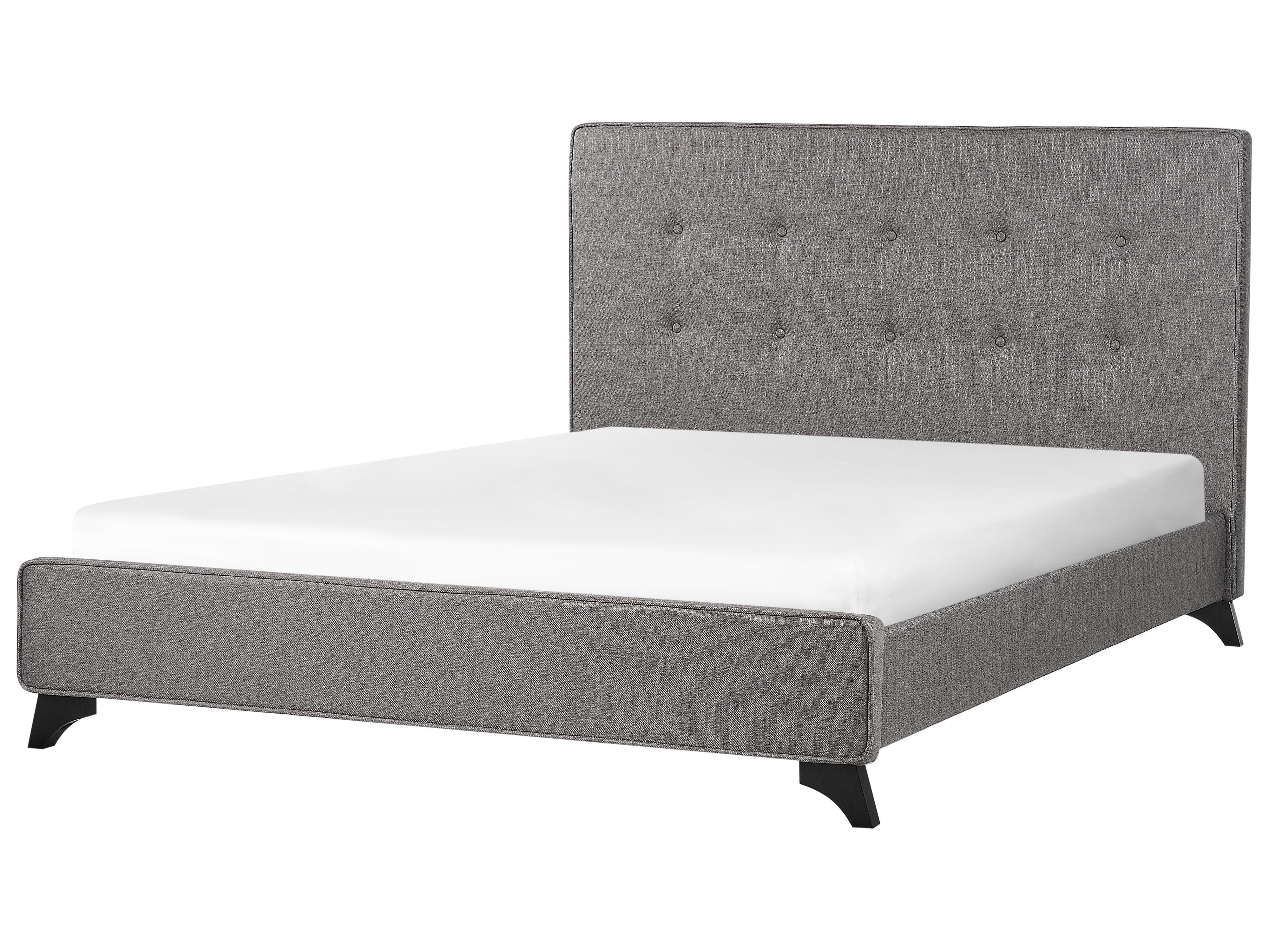 Bed Stof AMBASSADOR 140 x 200 cm Grijs