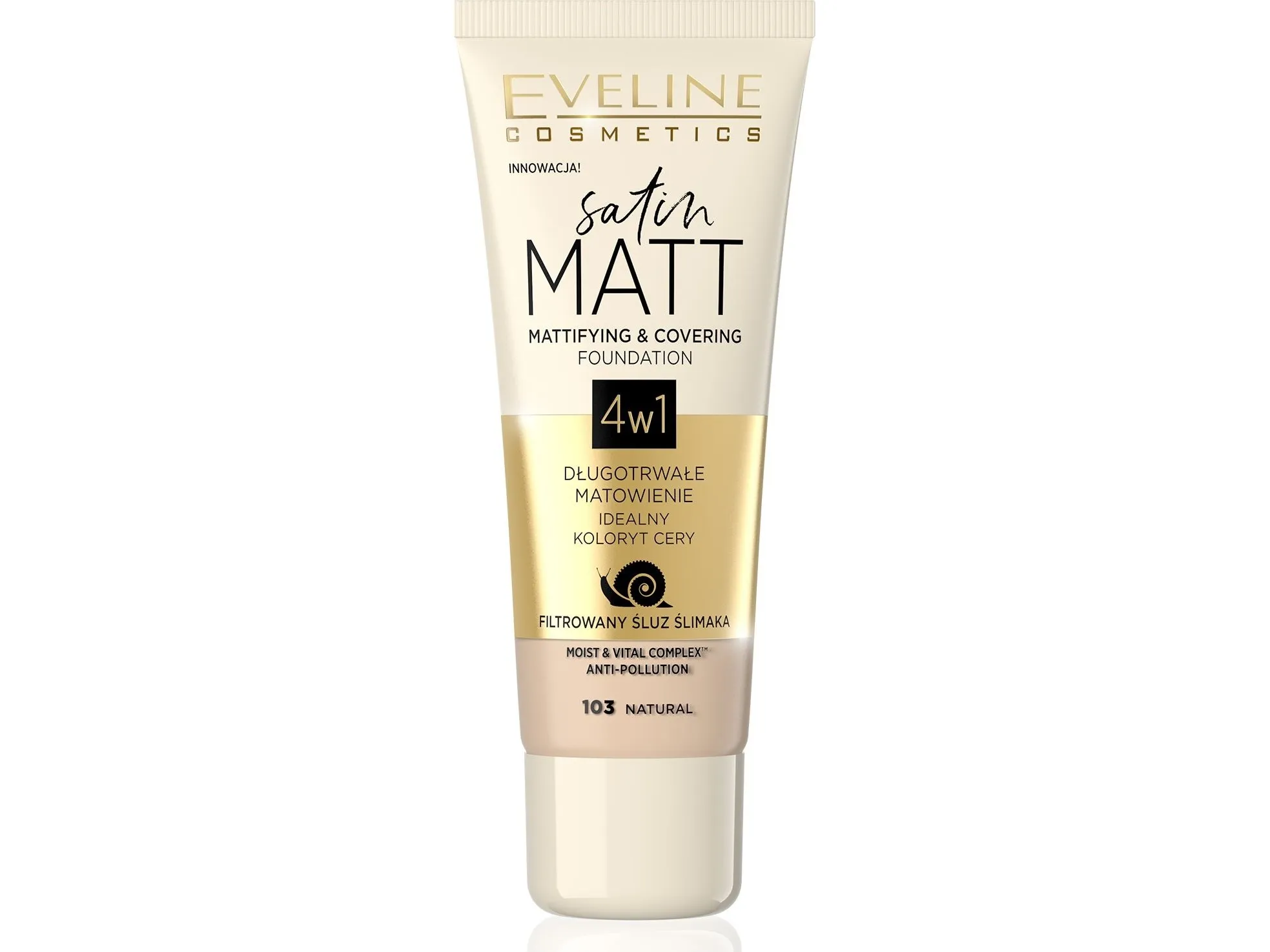 Eveline Satin Matt 4in1 103 Natural 30ml