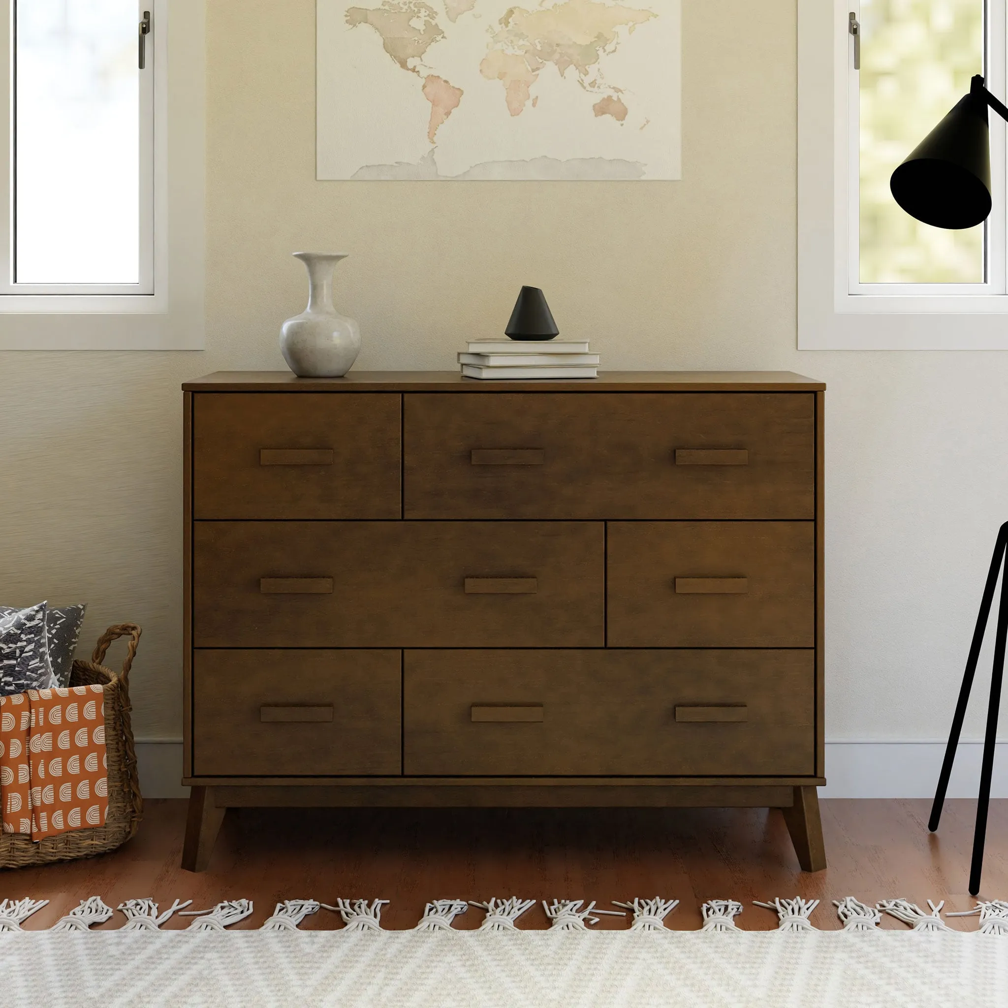 Babyletto Bureau 6 tiroirs Scoot - Naturel Noisette