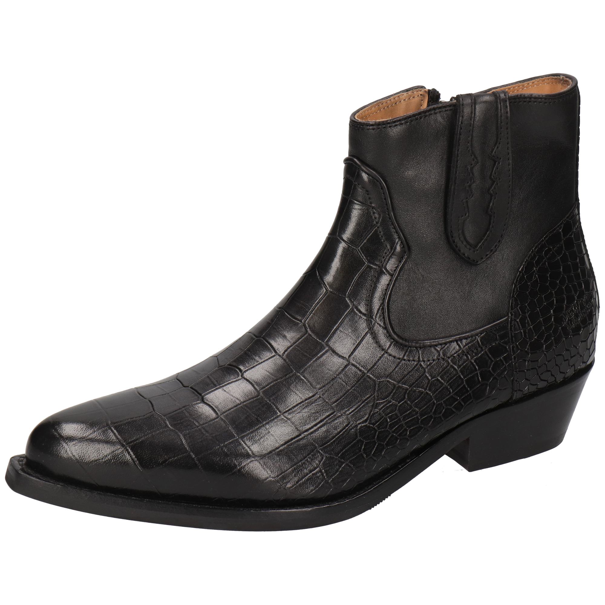 SHYLA 2 - Bottines à talon cubain | Noir