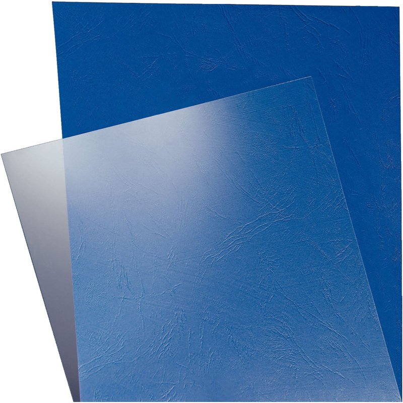 Couverture de reliure PVC 15/100 transparente incolore LEITZ - Paquet de 100