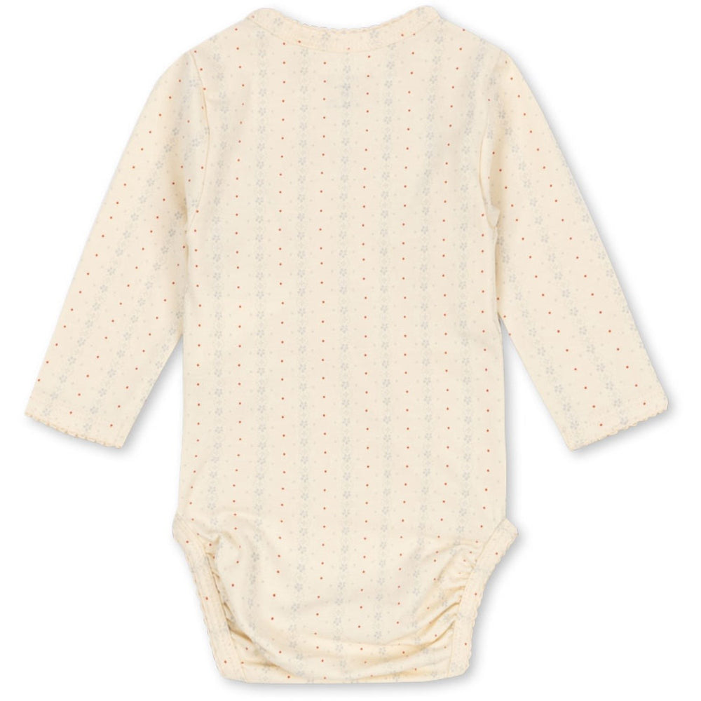 Køb Konges Sløjd Fete De Fleur Basic Ls Newborn Body GOTS