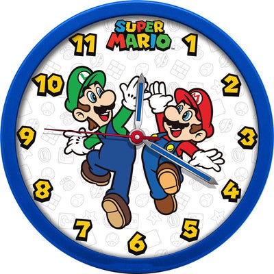 Nintendo Super Mario Veggklokke, Blå