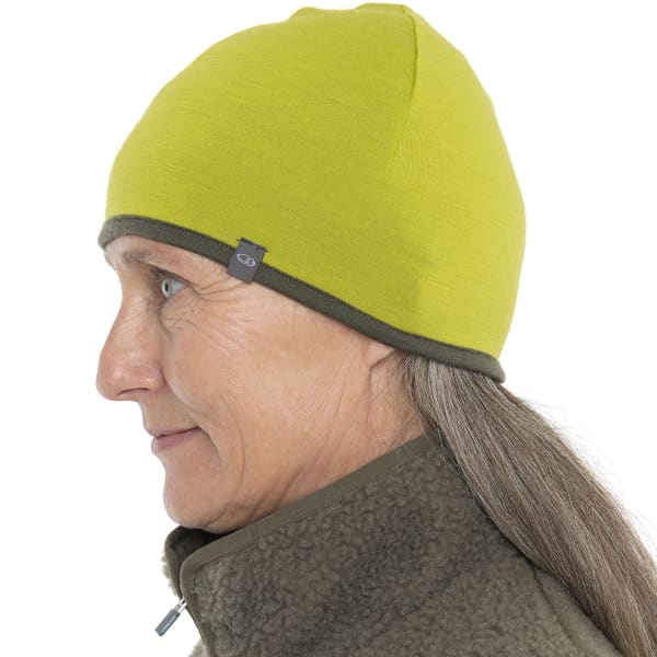Bonnet ski ICEBREAKER U POCKET HAT BIO LIME/LODEN