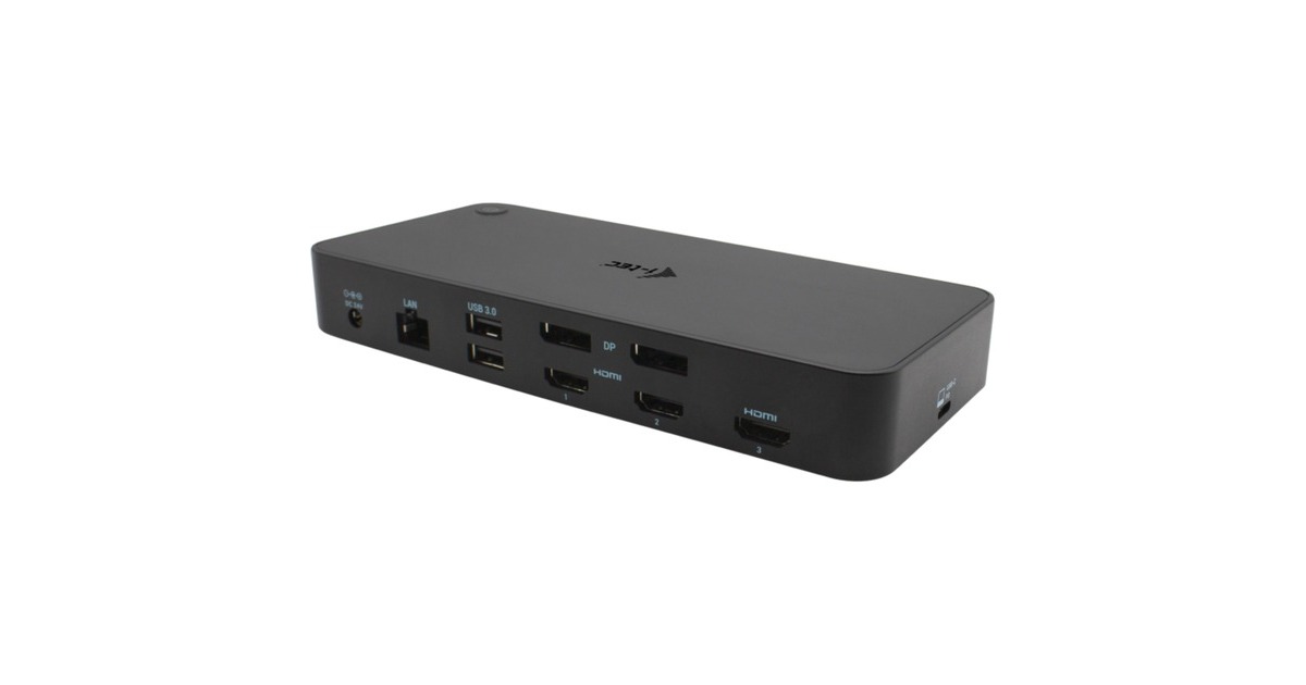 i-tecUSB 3.0/ USB-C/Thunderbolt 4K PD dockingstation  (Zwart, 100 Watt)
