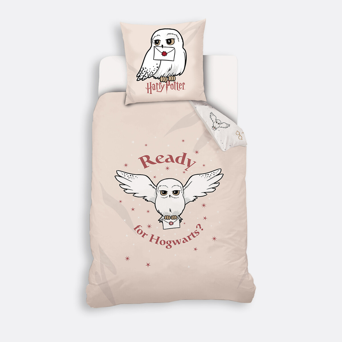 HARRY POTTER<br>Conjunto de cama de algodão, Edwiges