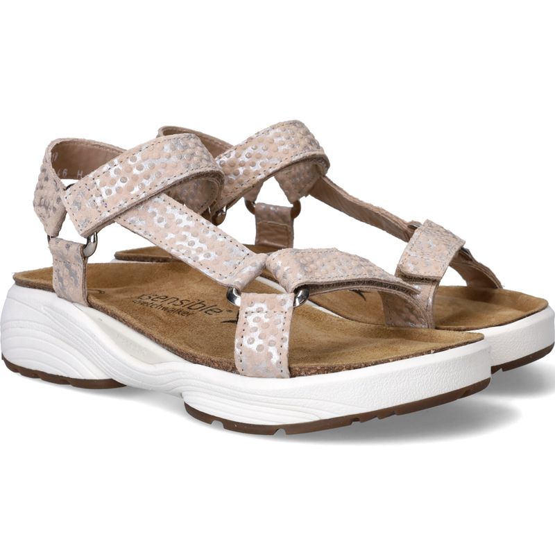 Xsensible Passiflora Stretchwalker Sandalen Beige Dames