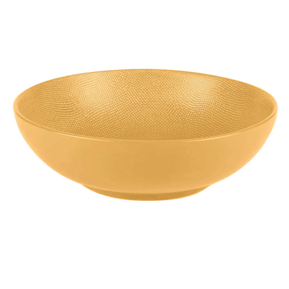 Saladier Vésuvio safran 24 cm Table passion