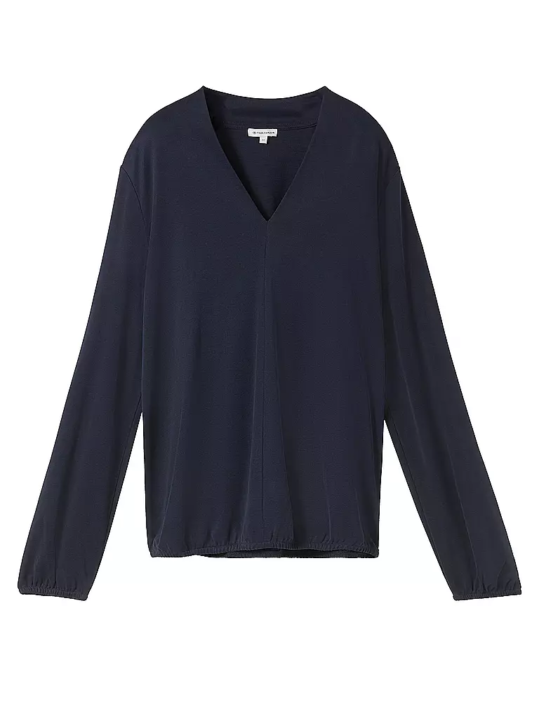 TOM TAILOR Langarmshirt dunkelblau