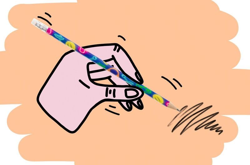 Potlood Zeedieren - Kleurvol - Met Gummetje - Perfect voor Schrijven en Tekenen