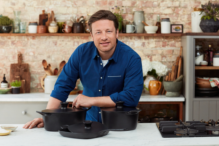 JAMIE OLIVER Premium fonte d'acier Faitout 24 cm + couvercle