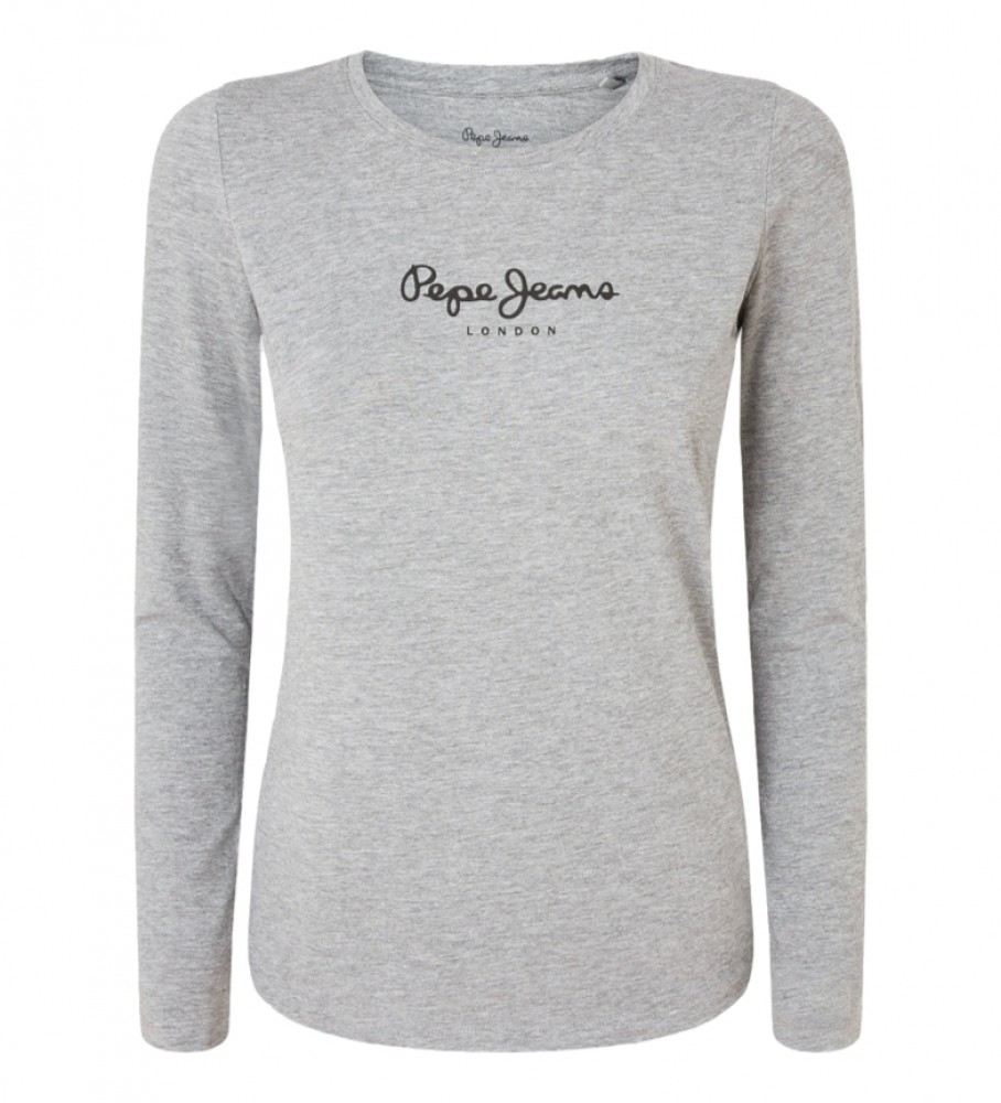 Camiseta Pepe Jeans Nova Virginia Ls N Cinza