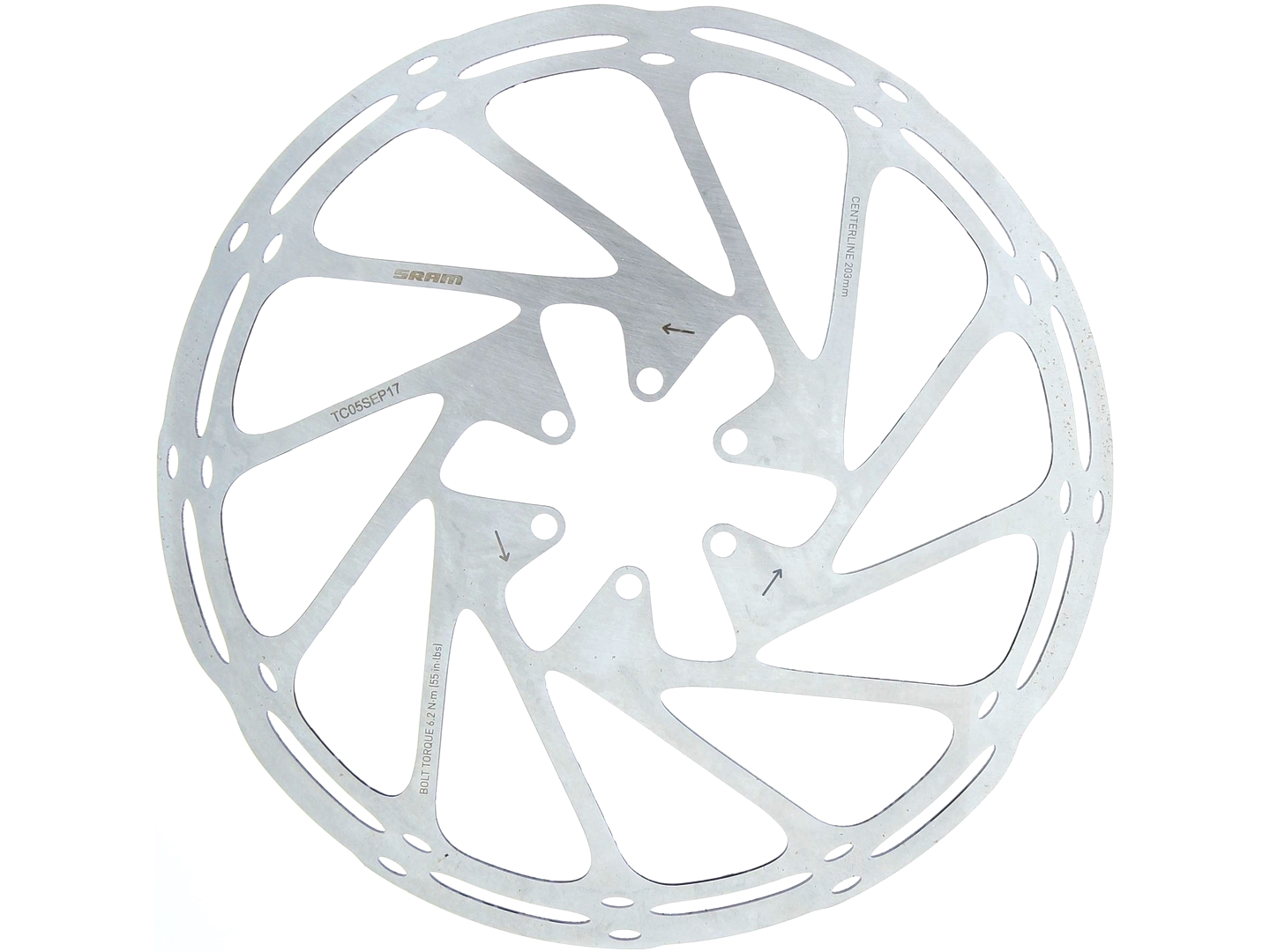 Sram Centerline Rounded Bremseskive, 203mm