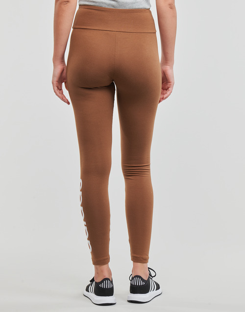 Adidas Sportswear - LIN LEG - Marron / Blanc