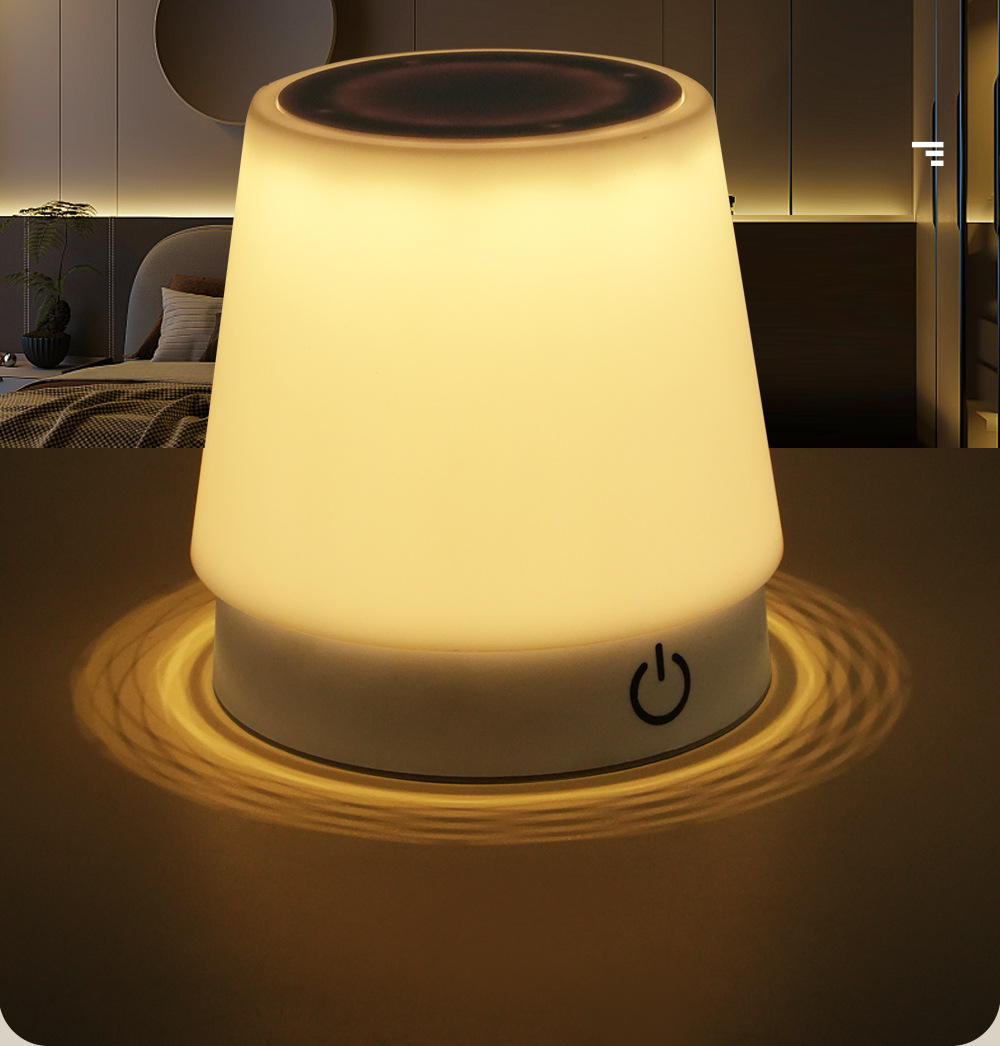 LED Teleskop Akku Tischleuchte Home Deko Nachttisch Lampe Kabellose Beleuchtung mit Touch Steuerung - Weiss