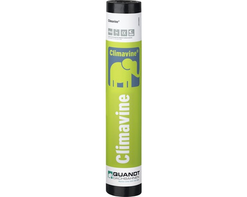 Quandt Bitumen Lasmembraan Jumboplan® Climavine PYE PV 250 S5 SS NOx-Off leisteen gecoat grijs 5 x 1 m rol = 5 m²
