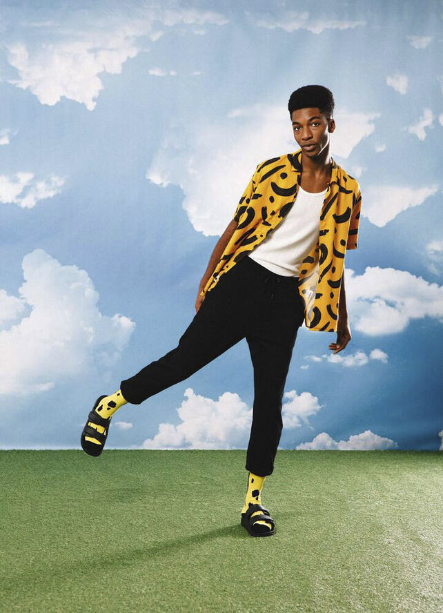 Eat My Socks Strømper - Tropical Banana Multi