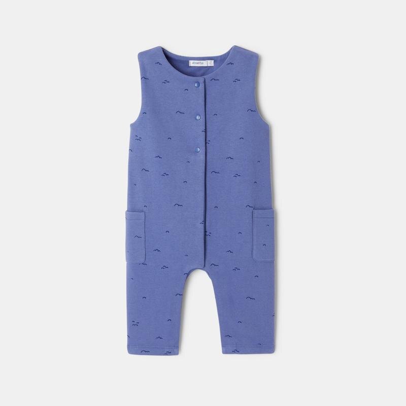 Salopette en molleton bleue mixte Absorba Bleu