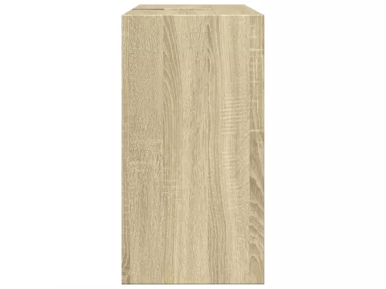 Armoire d'évier chêne sonoma 63x29x55 cm bois d'ingénierie