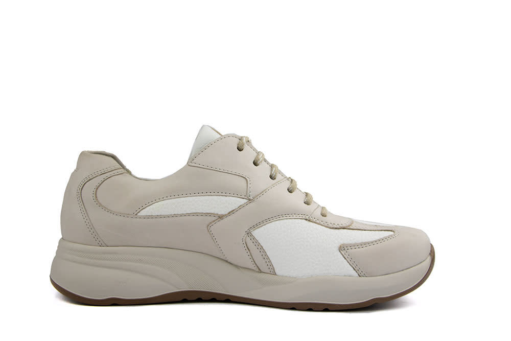Durea Sneaker Offwhite Wit Taupe H