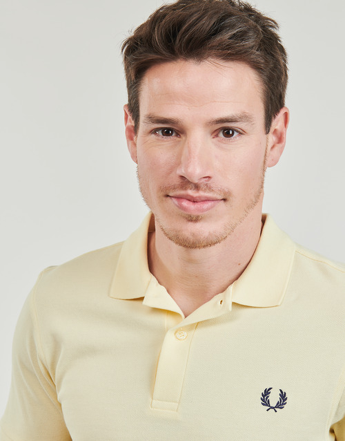Fred Perry - PLAIN FRED PERRY SHIRT - Jaune / Marine