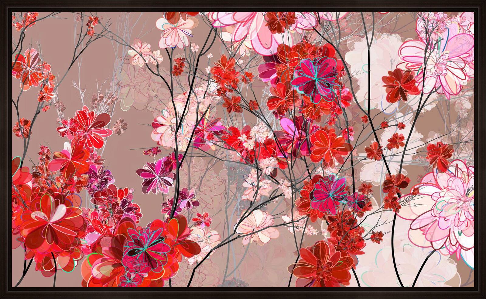 crimson and scarlet II by Holger Lippmann - Limited Edition. Edition of: 150. Signed.