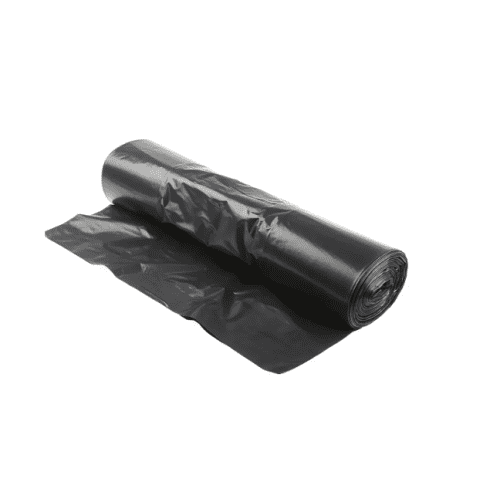 Sacs poubelle 100L PEHD noir 16µ lien classique Paredes
