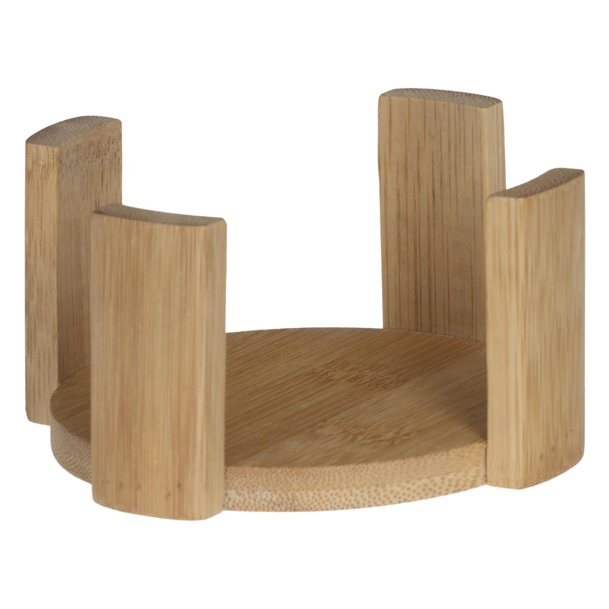 DESSOUS DE VERRE X6 BAMBOU AVEC RACK