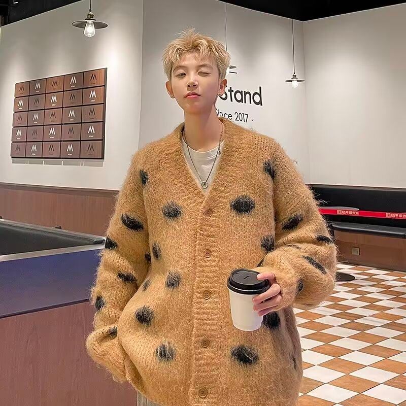 Bay Go Mall - V-hals gestippelde cardigan