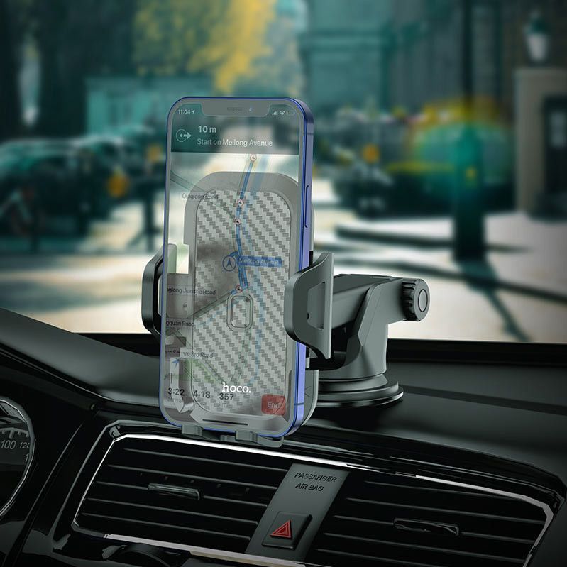 Hoco Telefoonhouder Auto - Dashboard/Raam - Zuignap - 360° Verstelbaar
