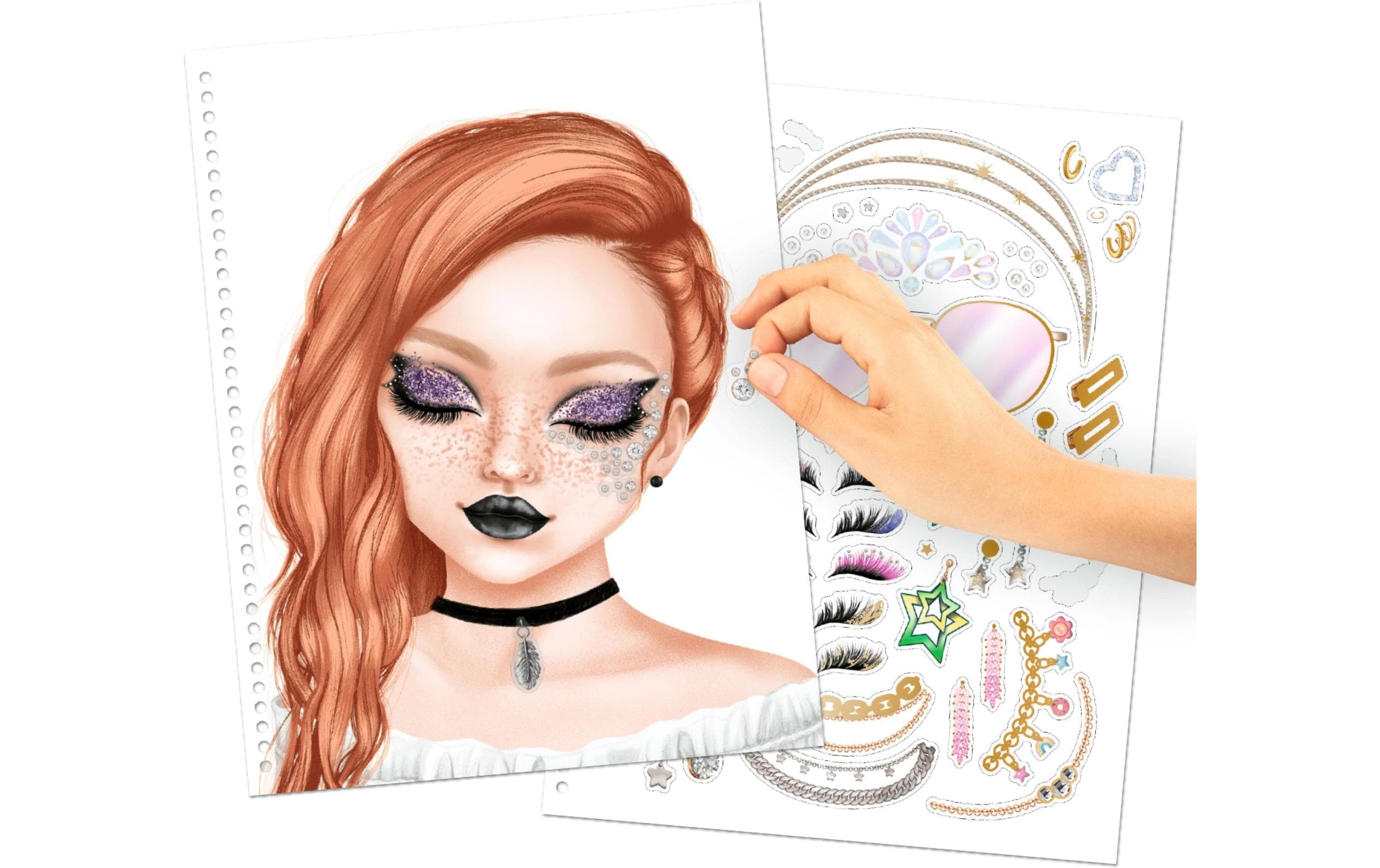 Malbuch Make up Top Model 60 SeitenAusmalvorlagen