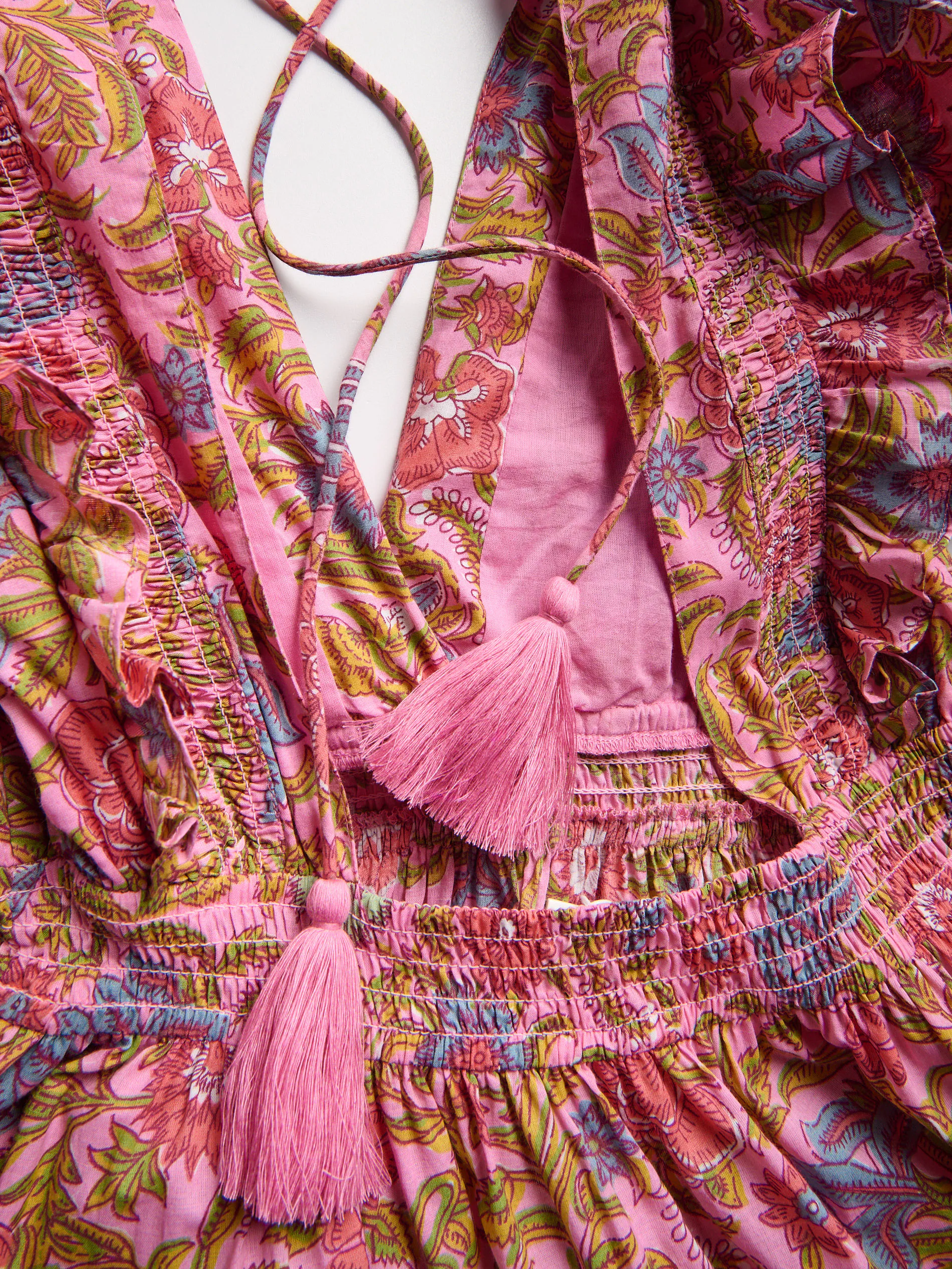 Gemustertes Maxikleid