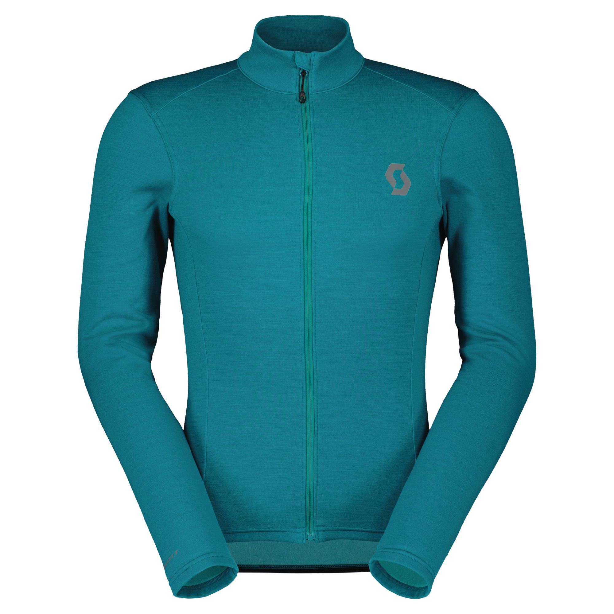 SCOTT Gravel Merino Warm Langærmet Jersey Turkis