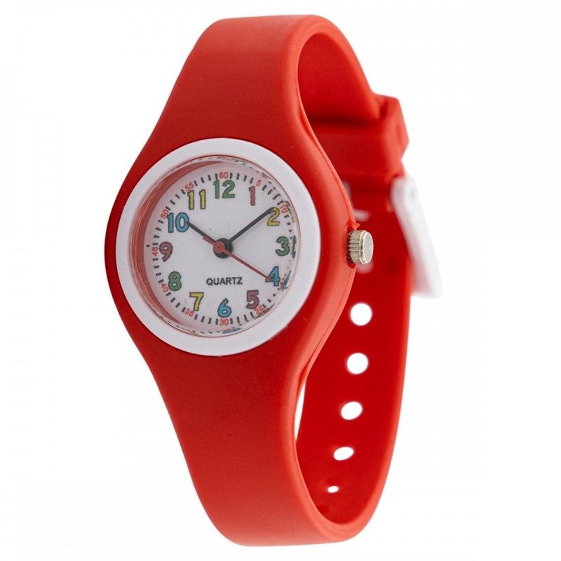 Montre Unisexe CHTIME bracelet Silicone Rouge