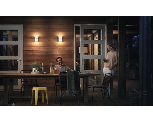 LED wandlamp, 1-lichts, 6W, 230V