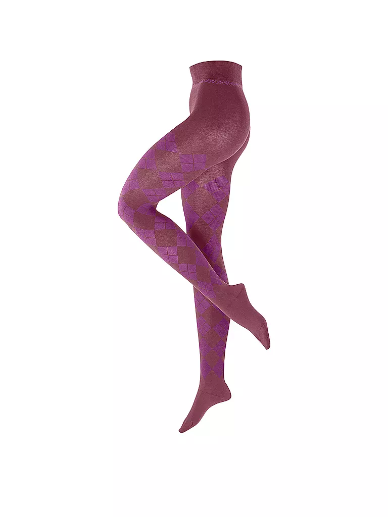 BURLINGTON Strickstrumpfhose ELEGANT ESSENCE burgundy  beere