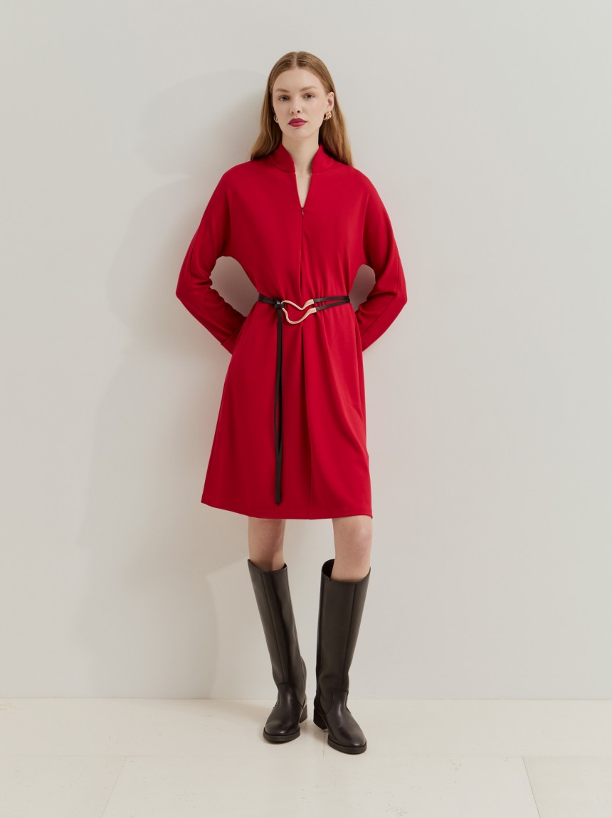 Vestido curto evasé